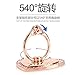 Houshine Premium Electroplate Bumper Soft TPU Clear Back Cover Case + Bling Love Heart Ring Stand for LG K7, K8, Tribute 5, K8 V, K8V, Escape 3, Phoenix 2, Rose Gold Clear +Stand