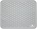 Silicone Dish Drying Mat - 21 x 18 - Extra Large Counter Top Dish Draining Sink Mat, Large Silicone Trivet (EXTRA LARGE, GREY)