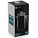 Coffee Gator French Press Coffee Maker 34oz, Double Insulated Stainless Steel Brewer plus Travel Jar Canister, Portable Hot Cold Brew for Coffee Bar Accessories Kitchen Camping, Silver