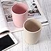 Aestar Multicolor Biodegradable Unbreakable Wheat Straw Water Cup Tumblers 13.5oz Set of 2 for Coffee, Tea, Water, Milk, Juice (L)