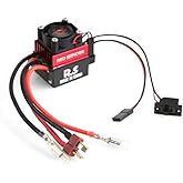 RC Car ESC,60A Brushed ESC Electronic Speed Controller for TRX4 SCX10 RC Crawler Car(T Plug)