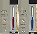Parker Set of 2 Galaxy (Like Jotter, Classic) Standard Ball Point Pens Ballpens GT New Sealed Blue ink - 1 each of Body color Red and Blue