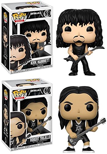 Funko POP! Metallica: Kirk Hammett + Robert Trujillo - Vinyl Figure Set NEW