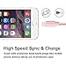 Suanna iPhone Cable 3Pack 10FT Nylon Braided Certified Lightning to USB iPhone Charger Cord for iPhone 7 Plus 6S 6 SE 5S 5C 5, iPad 2 3 4 Mini Air Pro, iPod Nano 7 - Pink