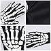 LEADTEAM Skeleton Gloves Cosplay Mummy Ghost Reaper Halloween Costume Cosplay Accessories Full Finger Unisex