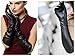 WARMEN ladies Opera Long Genuine Soft Nappa Leather Gloves Black (7.5, Black (Touchscreen Function))
