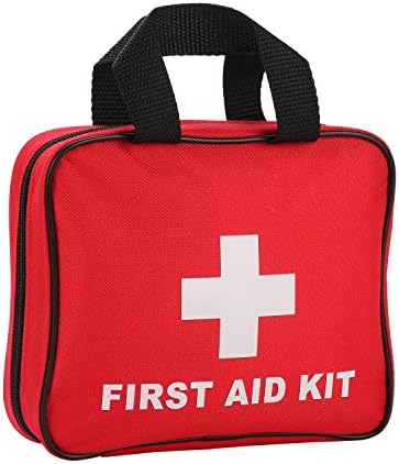 JIEXING First Aid Kit With 105 Pieces Medical Emergency Bag for Home,Survial,Car,Travel,Sports,Outdoor,Hunting.