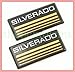 88-98 Chevy Silverado Side Pillar Emblems Roof Cab Body Decal Tahoe Suburban