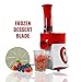 KitchenPRO 2 in 1 Elite Frozen Healthy Dessert Maker and Salad Shooter Electric Slicer Shredder 5 blades