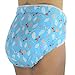 Rearz - Omutsu Bulky Fitted Nighttime Cloth Diaper (Blue - Airplanes) (Medium/Large)