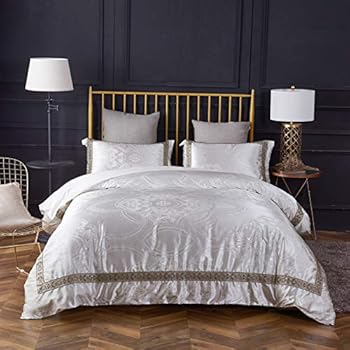 Amazon.com: Homespell Egyptian Cotton 3-Pc Duvet Cover