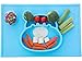 baby silicone placemat and plate tray for infants toddlers and kids - these portable hippo happy mats one piece bowl suctions and fits to most tables highchair non slip baby feeding FDA Approved .