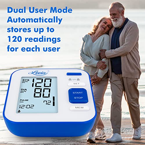 Blood Pressure Monitor Upper Arm, LOVIA Accurate Automatic Digital BP