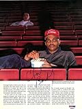 Charles Barkley Autographed/Hand Signed Magazine Page Photo 76ers PSA/DNA #S64902