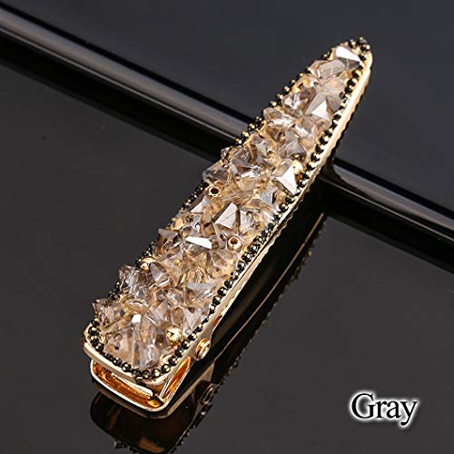 image for Messen Shining Crystal Hair Clip Gold Hair Pin Headwear for Women Duck