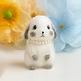 Mystoneer Squishy Handmade Easter Realistic Bunny & Cat Paw Toy - Ultra Soft Silicone Fidget Squeeze Toy for Stress Relief & Anxiety, Cute Spring Gift, Desk Accessory or Keychain Decor (Bunny)