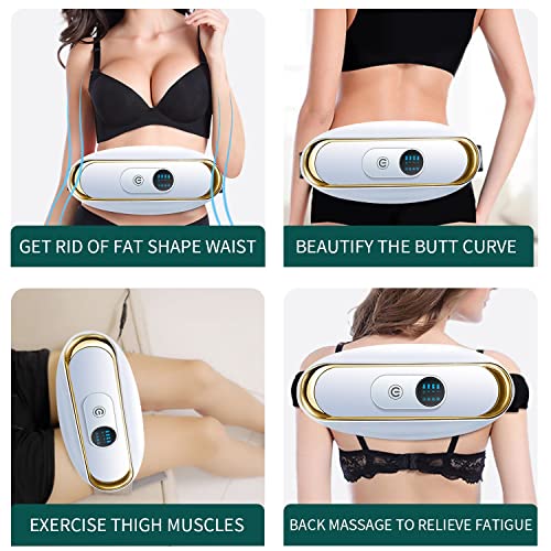 Massage Belt,Adjustable Vibration Massage,Promote Digestion,Male Weight Loss Machine for Women,Portable Abdominal Massager,Belly Fat Burner,Period Pain Relief,Great Gift for Partner