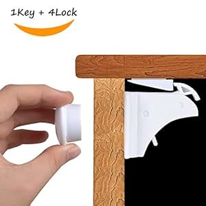 JESWELL Seguridad Bebé Cierre, Cerradura Magnética para Armario, Cajón