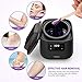 iTeknic Wax Warmer Hair Removal Waxing Kit Hard Wax Machine with Adjustable Temperature LED Display Professional Home Wax Heater with 4 Scents Wax Bean and 10 Wax Sticks for Face, Legs, Arms, Bikini