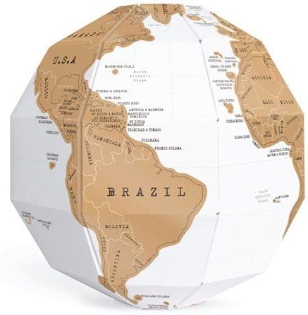 3d Puzzle - Wonderstore Scratch Globe