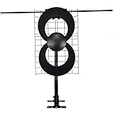 Antennas Direct ClearStream 2V Indoor Outdoor TV Antenna UHF VHF Multi-Directional, 60+ Mile Range, 4K 8K UHD, NEXTGEN TV – w