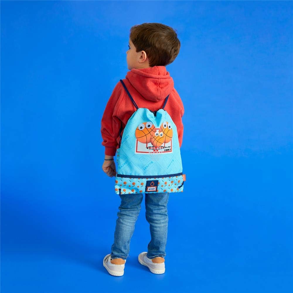 Enso Basket Family Lunch bag Blue 27x34 cms Polyester - Image 3