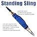 Stand Assist Sling Patient Lift Sling Heavy Duty Transfer Sling for Movement Capacity Fully Padded with Non-Slip Inner Pad Won't Ride Up Quicker Easier Safer Transfers & Toileting (Blue)