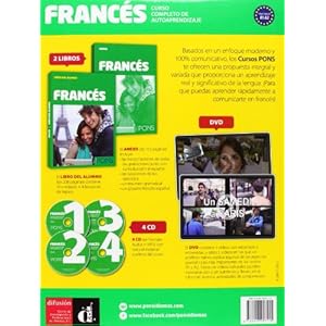 Curso Pons Frances A1 + A2 + 4CD (audio + MP3) + DVD 2014 (Spanish Edition)