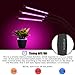 27W Plant Grow Light with Auto Turn On Function, slitinto 54 LED Plant Grow Lamp with 3/6/12H Timer, 3-Head Divide Control Adjustable Gooseneck, 5 Dimmable Levels for Indoor Plants [Full Spectrum]