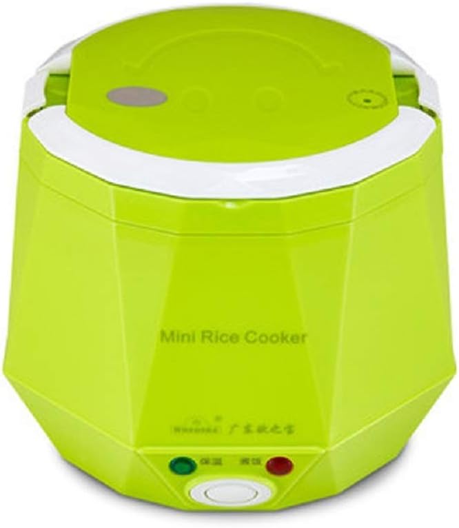 ONEZILI c6 Mini Multi-function Rice Cooker 24v 1.6L For Rice, Soup, Noodles, Vegetable for truck (Green)
