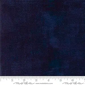 Moda Basic Grey Grunge Quilt Fabric Peacoat Style 30150/353