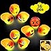 Emoji Jelly Rings - Bdwing BD03 36 pcs Flashing Glow LED Light Up Toys for Kids Party Favors, Decor Toy set Party Pack With LED Accessories
