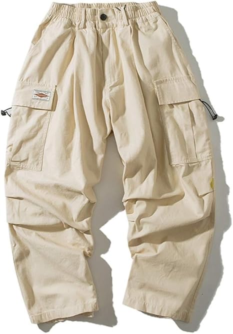 Amazon Co Jp カーゴパンツ メンズ チノパン ロングパンツ カジュアル サルエル ポケット付 ズボン 運動着 ナチュラル 肌触り良い レジャー ハイウエスト 綿 ゆったり スウェット デイリー ブラウン 黒 秋 S Xl ホーム キッチン