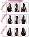 Clip in Hair Extensions 8 PCS 18 Clips 145G Thick Straight Curly Full Head Real Natural Synthetic Fibre Hairpiece 60 colors for Women Lady Girls(24 inch,medium brown-curly)
