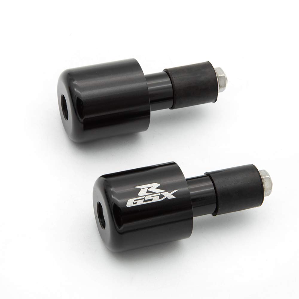 FXCNC Motorcycle Billet Handle Bar End Grip Cap Plug Slider For GSXR600 GSXR750 GSX-R 600 750 2000-2020, GSXR1000 GSX-R 1000 2001-2013, GSX1300BK (B-King) 2008，HAYABUSA GSXR1300 1999-2010