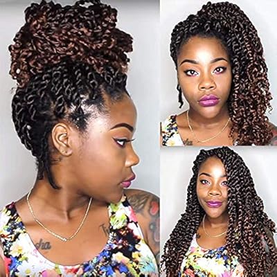 6pcs 18 Inch Passion Twist Hair Long Bohemian Braids For Passion