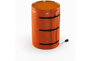 WXHDYBLANKET-ETL Certificate-Professional 55 Gallon Full Cover Drum Heater-120V,800W, Waterproof IP67-Honey Warmer Bucket Heater-Pail Heater-Drum Heating Blanket/Jacket-Barrel Heater