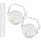 2 Pack 40 oz Tumbler Flip Straw Lid Replacement Fit for 40 oz Stanley Quencher, Leak Proof,Handle On Top,Reusable Tumbler Cover Compatible with 40oz Stanley Quencher (White)