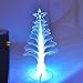 Ebest USB 7 Colors Fiber Optic Christmas Tree with Top Star
