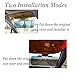 Autour Car Anti-Glare Windshield Extender - Universal Sun Visor Goggles Day and Night Vision Anti-Dazzle
