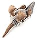 oneisall Durable Dog Squeaky Chew Toys Plush Puppy Toy Armadillo for Dog Cat