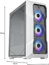 Cooler Master MasterBox TD500 Mesh V2 White E-ATX Mid-Tower PC Case 3 ARGB Fans view 10
