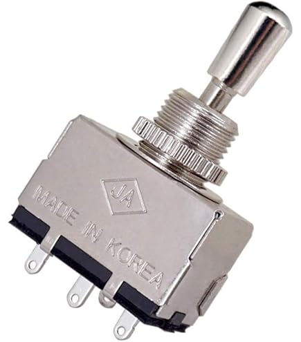 3X INTERRUPTEURS À Bascule Pour Guitare électrique Boutons Tip EUR 8,33