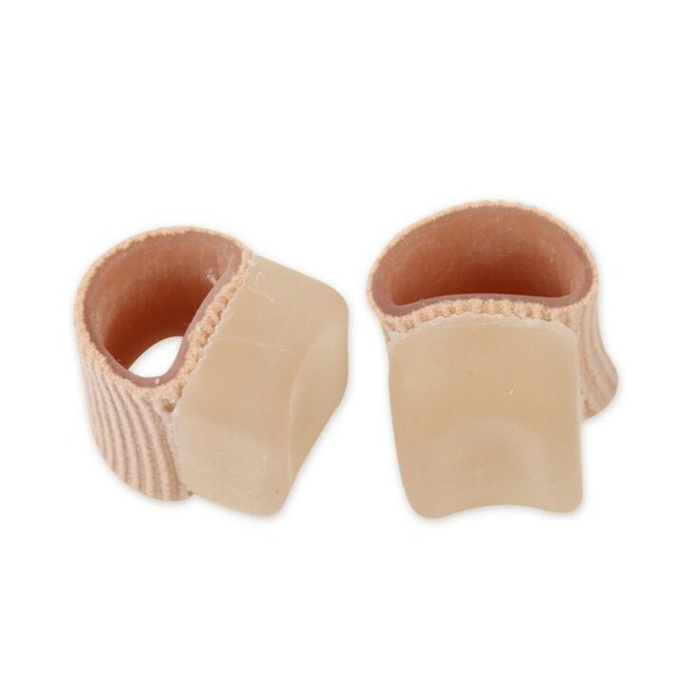 Pack of 4 - Hammer Toe Straightener Protector Sleeve Tube with Big Toe Gel Spacers Cushion for Bunion, Hallux Valgus, Toe Alignment, Overlap Toes in Shoes (4 PCS)