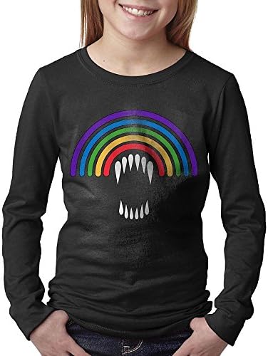 Child Rainbow Vampire Teeth Comfortable Pullover Sweatshirts
