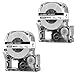 LaBold LK 4WBN LC 4WBN LC 4WBN9 SS12KW Label Tapes Cartridge Compatible for Epson LabelWorks LW300 LW400 LW500 LW600P LW700, Black on White,1/2 Inch X 26.2 Feet,2Pack