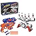 Electric Shooting Targets, Hover Shooting Target Compatible with Nerf Targets with 2 Pcs Blaster Guns, Air Powered Refill Darts, 60 Pcs Refill Foam Darts and 2 Pcs Wrist Band for Boys or Girls