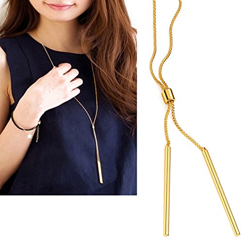 Golden Plated Knot Snake Chain Necklace Pendant Fashion Jewellery for Women Girls