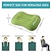 Reehut Ultralight Camping Pillow / Inflatable Air Pillow for Neck & Lumbar, Sleep in Comfort while Camp, Backpacking & Travel (Green)