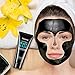 Terresa Black Mask, Blackhead Remover Mask, Charcoal Face Mask Peel Off, Deep Cleansing Purifying, Oily Skin Control, Skin Care with Bamboo Charcoal, Aloe Vera, and Vitamin E, 3.5 fl.oz